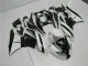 2009-2012 White Black Kawasaki ZX6R Motorcycle Replacement Fairings UK Factory