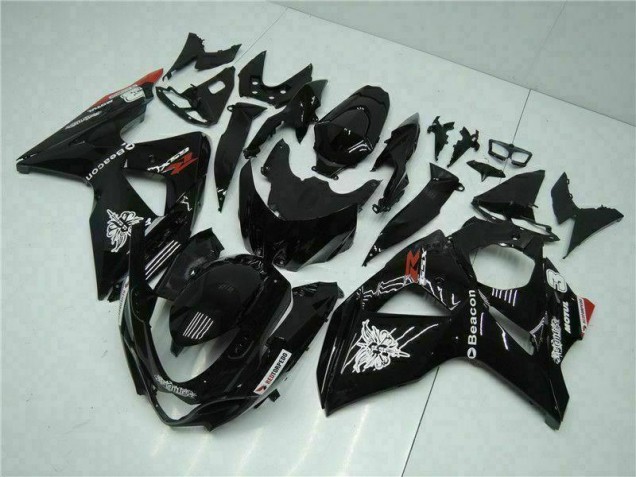 2009-2016 Black Suzuki GSXR1000 Motorcylce Fairings UK Factory