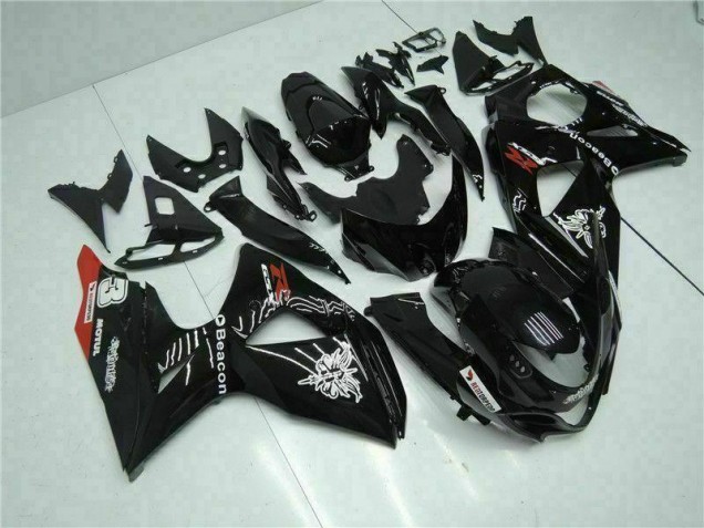 2009-2016 Black Suzuki GSXR1000 Motorcylce Fairings UK Factory