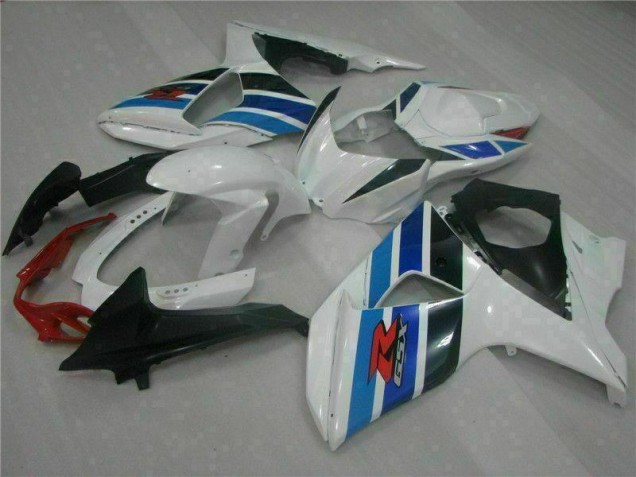 2009-2016 White Suzuki GSXR1000 Motorcycle Fairings UK Factory