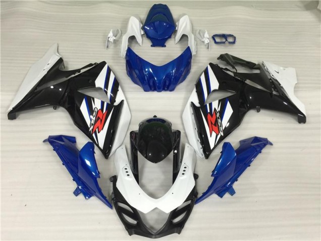 2009-2016 White Blue Black Suzuki GSXR1000 Motorbike Fairings UK Factory