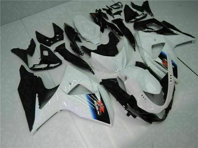 2009-2016 White Black Suzuki GSXR1000 Motor Bike Fairings UK Factory