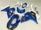 2009-2016 Blue White Suzuki GSXR1000 Motor Fairings UK Factory