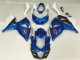 2009-2016 Blue White Suzuki GSXR1000 Motor Fairings UK Factory