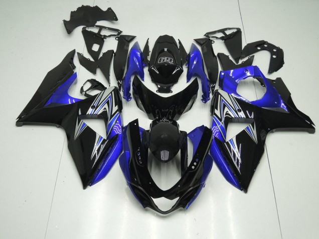 2009-2016 Blue and Black Suzuki GSXR 1000 K9 Motorcylce Fairings UK Factory