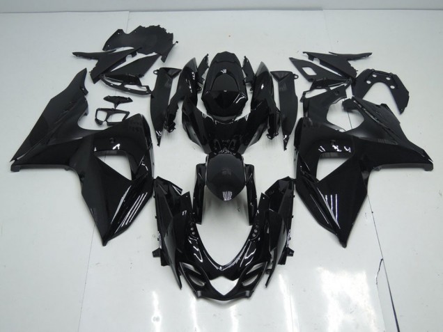 2009-2016 Glossy Black Suzuki GSXR 1000 K9 Motorbike Fairings UK Factory