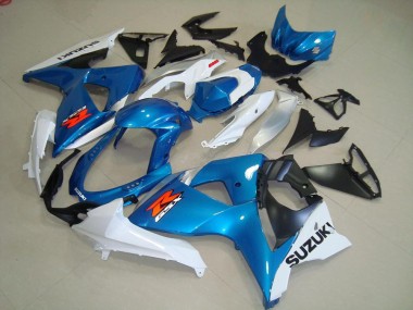 2009-2016 Blue and White OEM Style Suzuki GSXR 1000 K9 Motorcycle Bodywork UK Factory