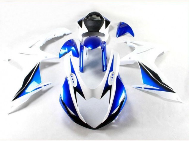 2011-2021 Blue White Suzuki GSXR 600/750 Motorbike Fairings UK Factory