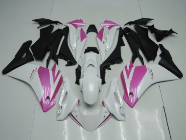 2011-2013 White Pink Honda CBR250RR Moto Fairings UK Factory