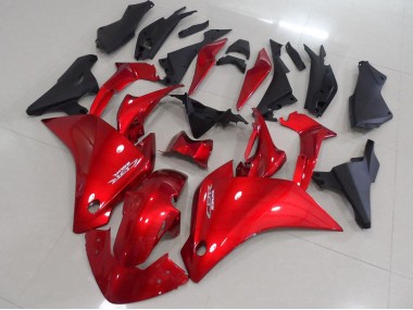 2011-2013 Red Matte Black Honda CBR250RR Motorcyle Fairings UK Factory