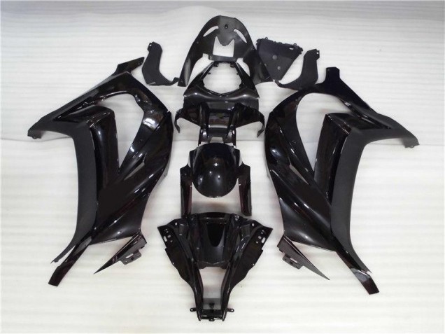 2011-2015 Matte Black Kawasaki ZX10R Motorcycle Fairings Kits UK Factory