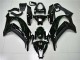 2011-2015 Glossy Black Kawasaki ZX10R Moto Fairings UK Factory