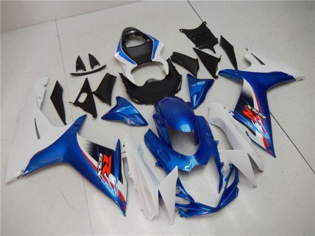 2011-2021 Blue White Suzuki GSXR 600/750 Motorcycle Replacement Fairings UK Factory