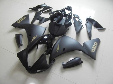 2012-2014 Matte Black Gold Sticker Yamaha YZF R1 Motor Bike Fairings UK Factory