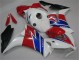 2012-2016 White Blue Red Honda CBR1000RR Bike Fairings UK Factory