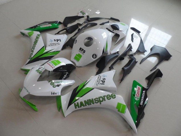 2012-2016 Green Hannspree Honda CBR1000RR Motorcycle Fairings UK Factory