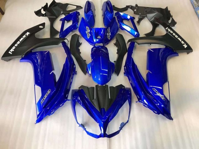 2012-2016 Blue Kawasaki EX650 Replacement Fairings UK Factory