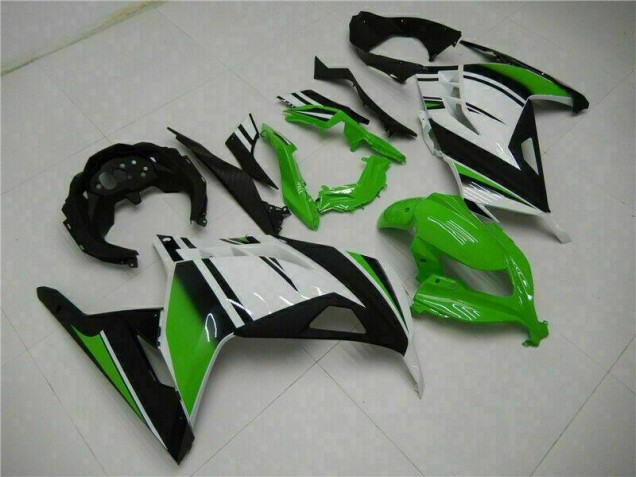 2013-2016 Green Black Silver Kawasaki EX300 Moto Fairings UK Factory