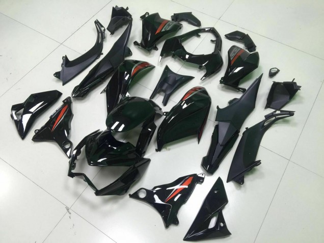 2013-2016 Black Kawasaki Z800 Motorcycle Fairings Kits UK Factory