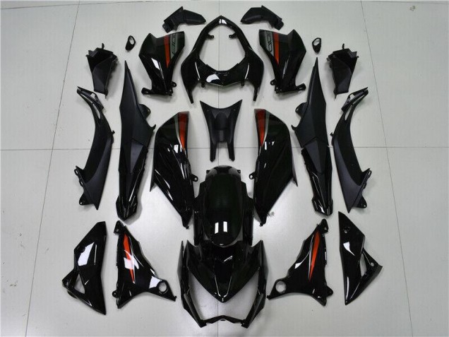 2013-2016 Black Kawasaki Z800 Motorcycle Fairings Kits UK Factory