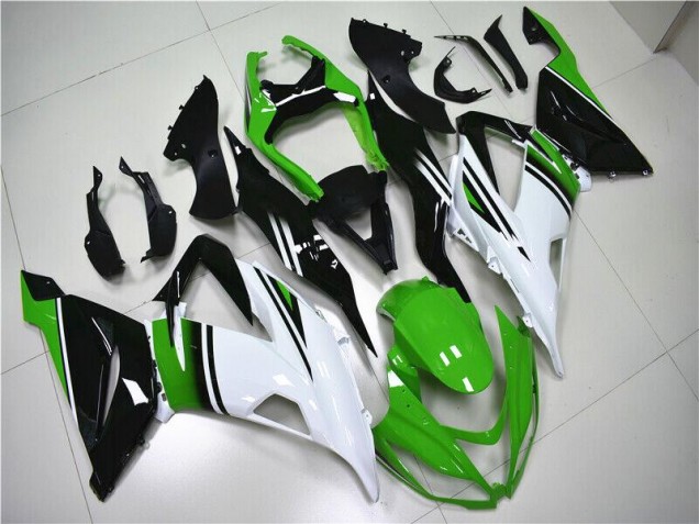 2013-2018 Green White Black Kawasaki ZX6R Motor Fairings UK Factory