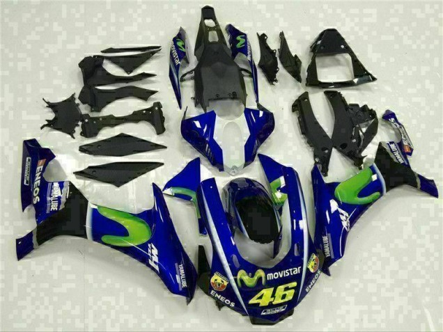 2015-2019 Blue Yamaha YZF R1 Motorcycle Fairing Kit UK Factory