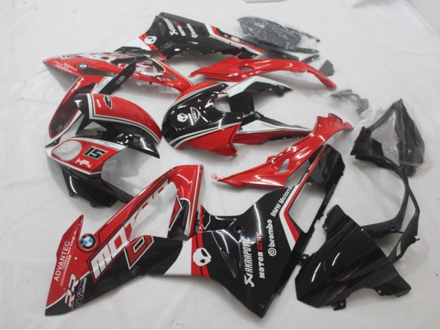 2015-2018 Red Black BMW S1000RR Motorcycle Fairing Kits UK Factory