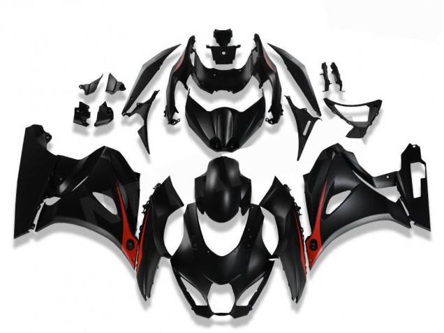 2017-2021 Black Red Suzuki GSXR 1000 Motor Bike Fairings UK Factory