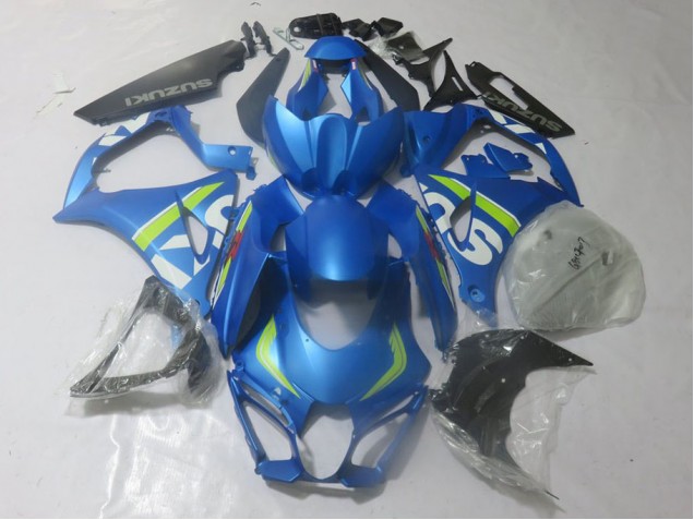 2017-2021 Blue Lime Suzuki GSXR 1000 Motorbike Fairing UK Factory