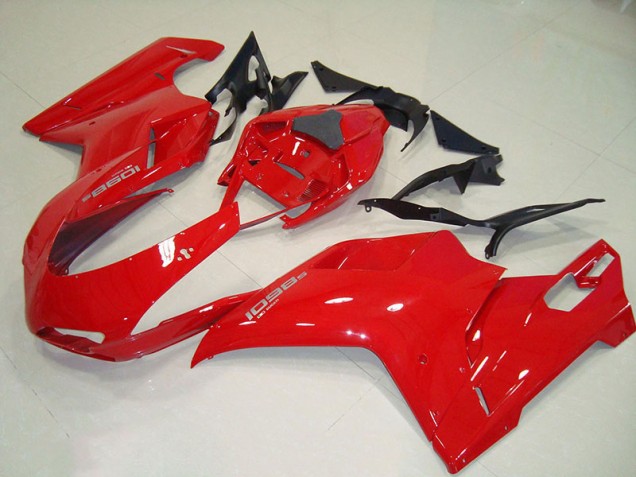 2007-2014 Red Ducati 1098 Motorcycle Fairing Kits UK Factory