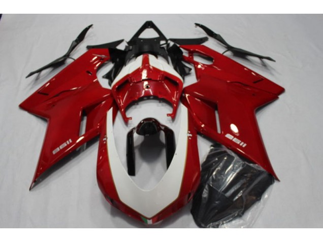 2007-2014 Red Ducati 1198 Motorcycle Fairing Kit UK Factory