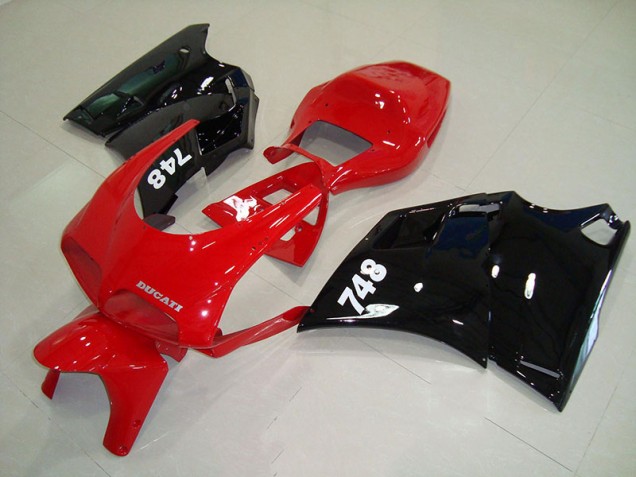 1993-2005 Red Black Ducati 748 916 996 996S Motorcycle Bodywork UK Factory