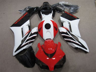 2004-2005 Black Red White Honda CBR1000RR Bike Fairings UK Factory