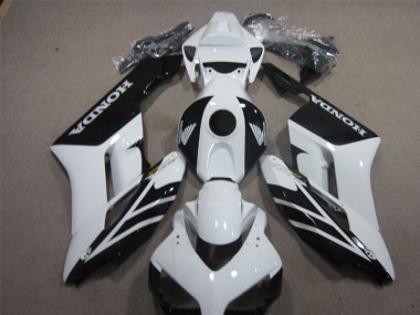 2004-2005 Black White Honda CBR1000RR Motorbike Fairing Kits UK Factory