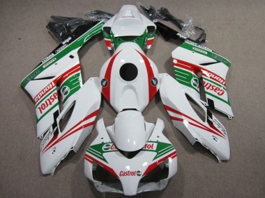 2004-2005 White Red Castrol Honda CBR1000RR Motor Fairings UK Factory