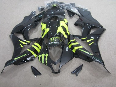 2004-2005 Black Green Monster Honda CBR1000RR Bike Fairings UK Factory