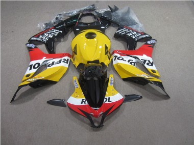 2004-2005 Yellow Repsol Honda CBR1000RR Bike Fairing Kit UK Factory