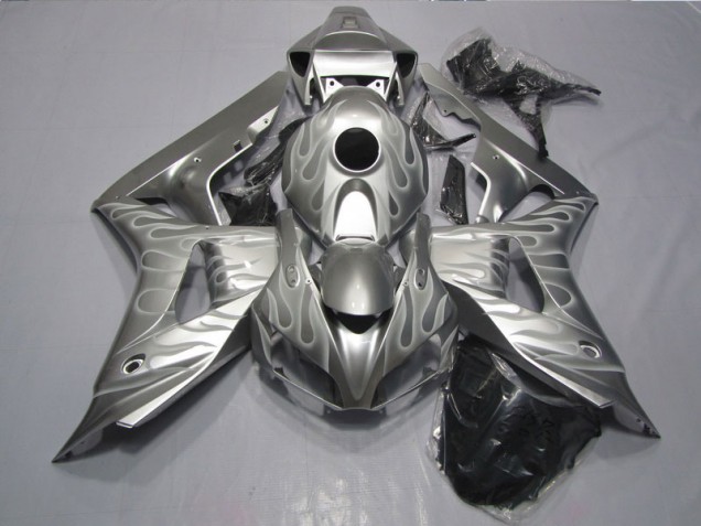 2006-2007 Silver Flame Honda CBR1000RR Bike Fairings UK Factory