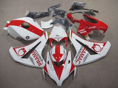 2008-2011 White Red PRAMAC Honda CBR1000RR Bike Fairing UK Factory