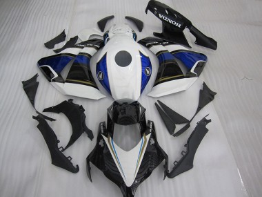 2008-2011 White Black Blue Honda CBR1000RR Bike Fairings UK Factory