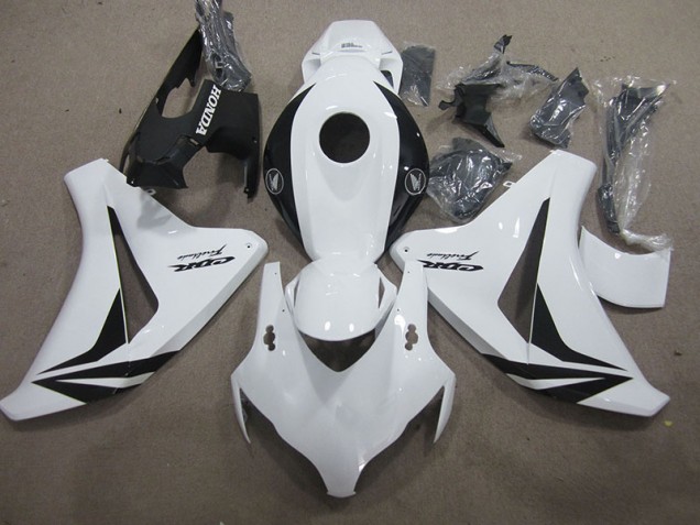 2008-2011 White Black Fireblade Honda CBR1000RR Motorbike Fairing UK Factory