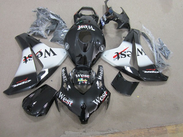 2008-2011 Black West Honda CBR1000RR Bike Fairings UK Factory