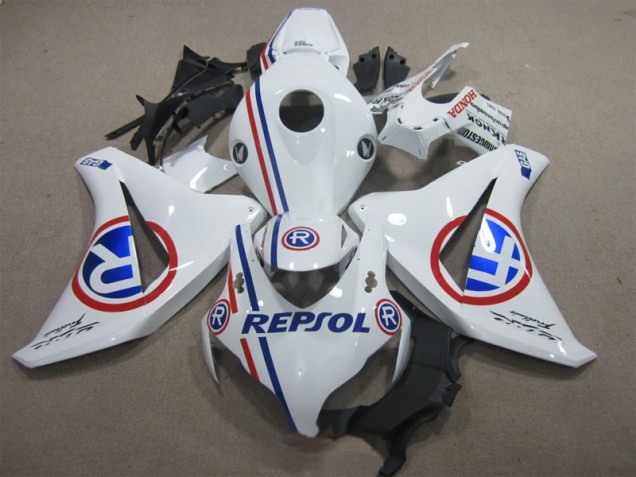 2008-2011 White Blue Repsol Honda CBR1000RR Motorbike Fairing UK Factory