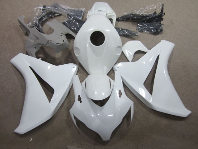 2008-2011 White Honda CBR1000RR Motorcycle Fairing Kits UK Factory