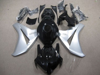 2008-2011 Black Silver Fireblade Honda CBR1000RR Motorbike Fairing Kits UK Factory