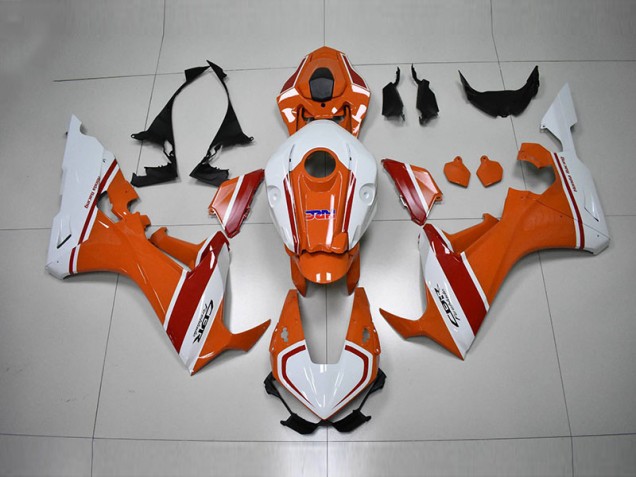 2017-2020 Orange White HRC Honda CBR1000RR Motorbike Fairing UK Factory