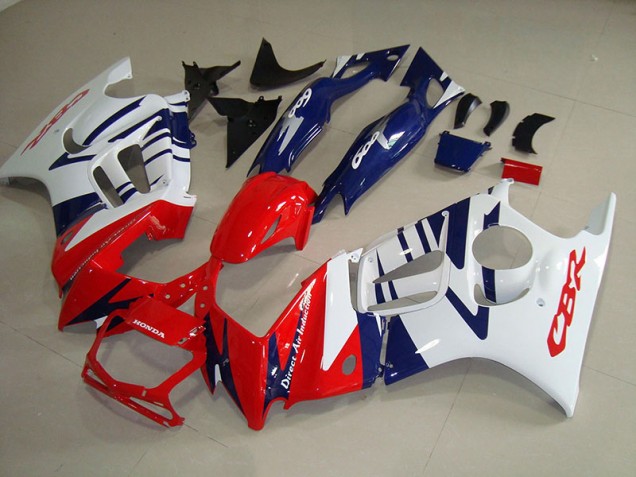 1995-1998 White Red Blue Honda CBR600 F3 Motorcycle Replacement Fairings UK Factory