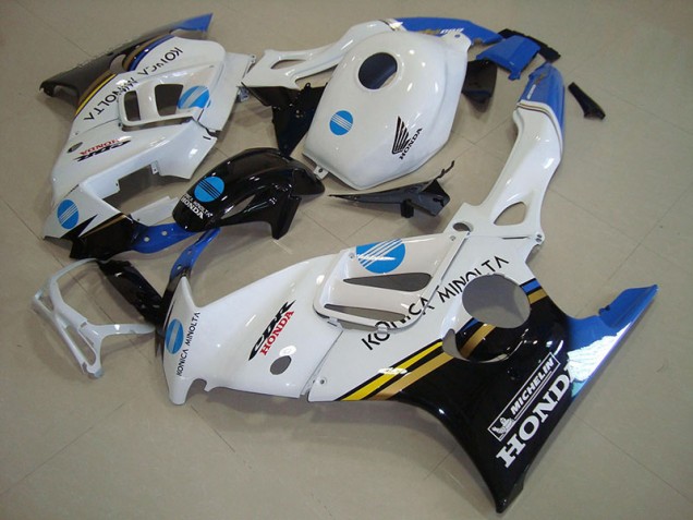 1995-1998 White Blue Konica Minolta Honda CBR600 F3 Motorcycle Fairings Kit UK Factory