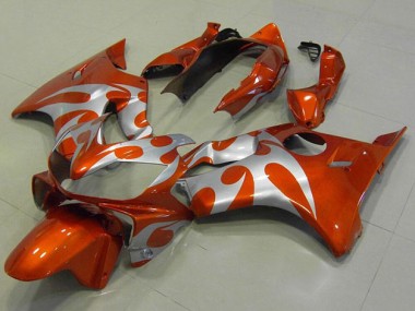 2004-2007 Orange Silver Honda CBR600 F4i Motor Bike Fairings UK Factory