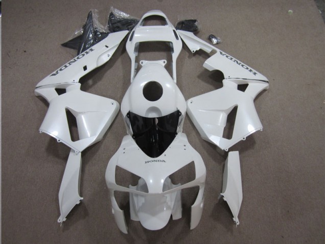 2003-2004 White Honda CBR600RR Bike Fairings UK Factory